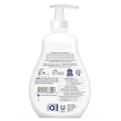 Vista 5 de Baby Dove Sensitive Moisture Loción facial y corporal de 13 onzas (paquete de 4)
