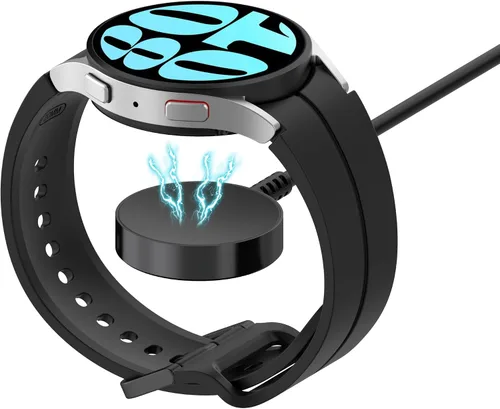 Vista 4 de Cargador USB tipo C para Galaxy Watch 6, compatible con Samsung Galaxy Watch 6/6 Classic/5/5 Pro/4/4 Classic/3/Active 2/Active Portable Fast