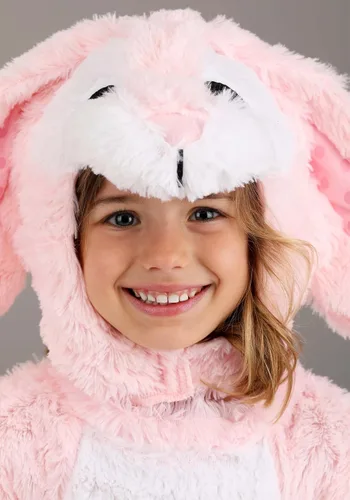 Vista 8 de Toddler Fluffy Pink Bunny Costume