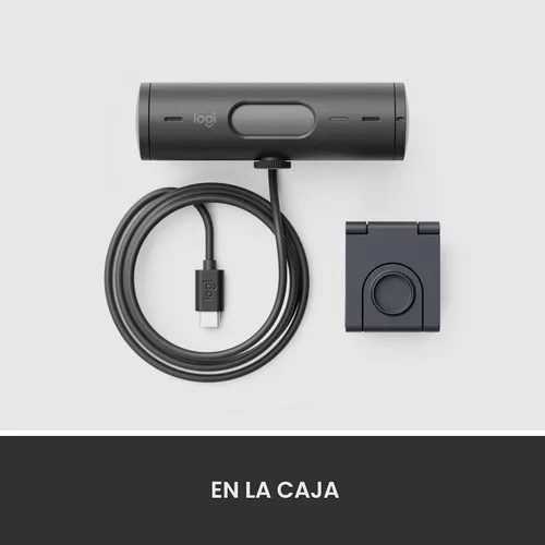 Vista 11 de Logitech Brio 501 - Cámara web Full HD con corrección automática de luz, modo de espectáculo, micrófonos de reducción de ruido, cubierta de Negro