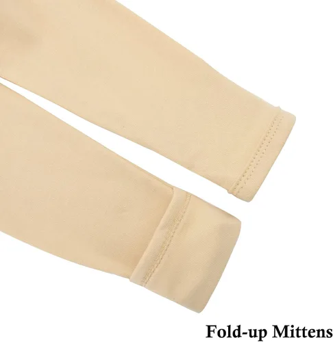 Vista 4 de Aablexema Pijama de algodón orgánico con cremallera para recién nacido, con puños de manoplas