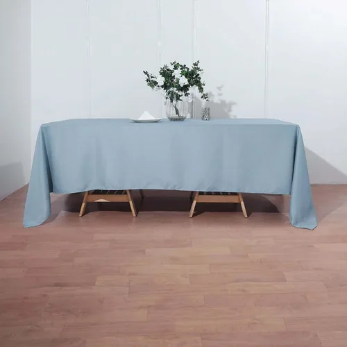 Vista 192 de Efavormart - Mantel rectangular, 60 x 102 pulgadas, resistente a las manchas y a las arrugas, lavable, mantel decorativo oblongo de tela de Amatista