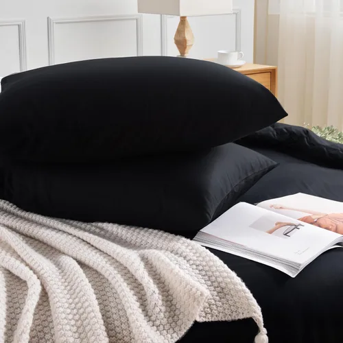 Vista 471 de NEXHOME PRO Funda de edredón Twin XL 100% algodón lavado, transpirable, duradera, texturizada, similar al lino, juego de ropa de cama para el hogar