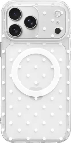 Vista 20 de Hython Funda para iPhone Air, diseño estético de lunares lindos, funda simple de 6.5 pulgadas, delgada, antiarañazos, parachoques de TPU suave, a