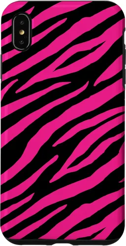 Vista 11 de Pink Black Zebra Stripes Pattern Design Women Girls Case for iPhone 17