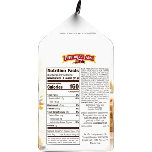 Vista 8 de Pepperidge Farm Charleston - Galletas para pastel de cumpleaños, 8 galletas horneadas suaves, bolsa de 8.6 onzas