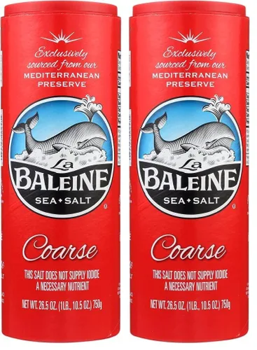 Vista 9 de La Baleine Sal marina gruesa, bote de 26.5 onzas
