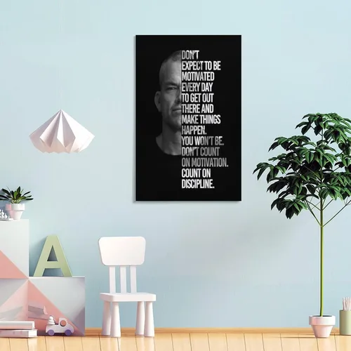 Vista 4 de MOJDI Jocko Willink - Póster de positividad con citas famosas, lienzo para decoración de habitación, estética y decoración, póster de arte de pared