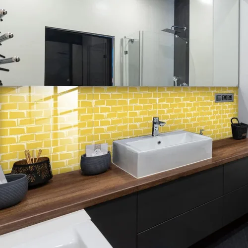 Vista 8 de Calcomanías de azulejos autoadhesivas para azulejos de pared de mosaico, calcomanías decorativas para azulejos, papel tapiz autoadhesivo 10 hojas