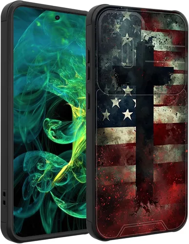Vista 175 de Funda para Galaxy A16 5G con cubierta para cámara deslizante, resistente de doble capa, híbrida, a prueba de golpes, funda protectora resistente
