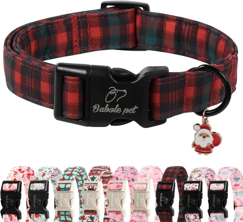 Vista 25 de Lindo Collar de Corduroy para Perro - Collar Ajustable Negro para Perros Pequeños de 4-10lbs, Resistente al Desvanecimiento con Cierre Seguro