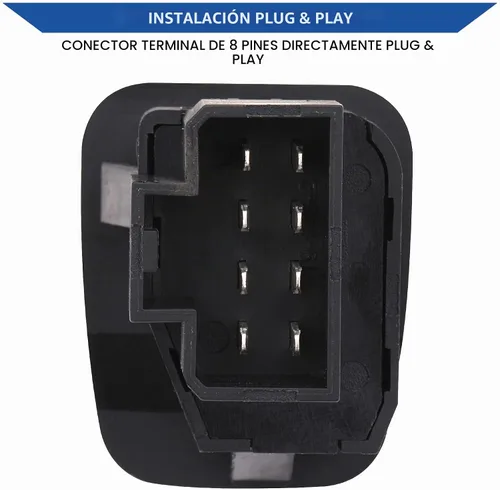 Vista 4 de Obaee Botón de interruptor de control de espejo compatible con Ford F150 F250 F350 Excursion Expedition Escort Thunderbird Windstar Lobo reemplaza
