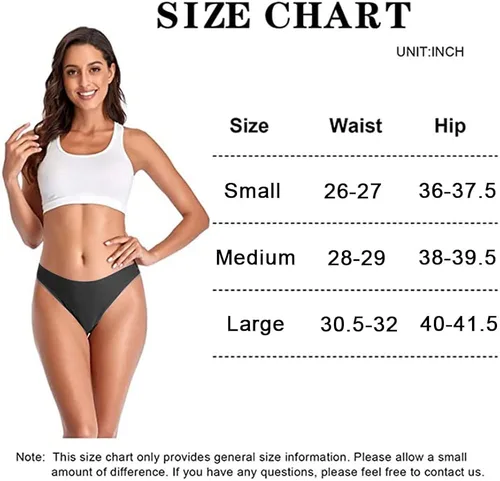 Vista 4 de Tangas de algodón para mujer, tangas sin costuras para mujer, bragas elásticas suaves y transpirables, paquete de 6 ropa interior de algodón