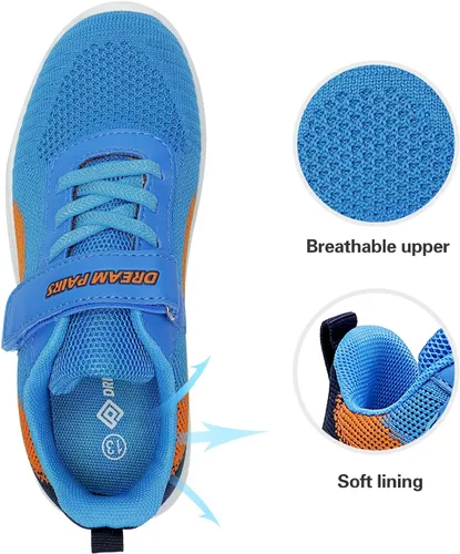 Vista 4 de DREAM PAIRS Tenis deportivos para niños y niñas