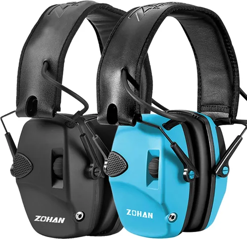 Vista 8 de ZOHAN EM054 Electronic Ear Protection for Shooting Range with Sound Amplification Noise Reduction, Ear Muffs for Gun Range