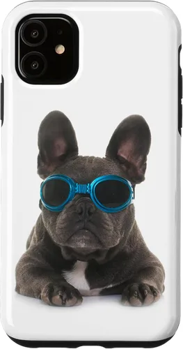 Vista 8 de Funda divertida para iPhone 17 con diseño de perro francés Bulldog Francés