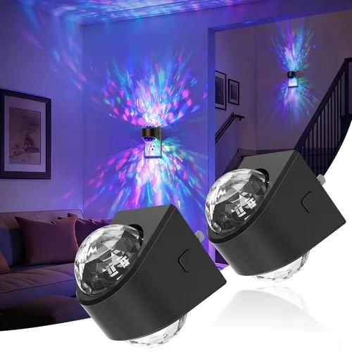 Vista 26 de JandCase Luces nocturnas enchufables a la pared, proyector de estrellas, luz nocturna de galaxia automática 3CCT, enchufe con sensor de luz