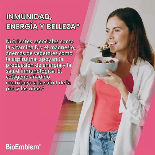 Vista 7 de BioEmblem Complejo triple de magnesio y multivitamínico para la salud cardiovascular y las necesidades nutricionales