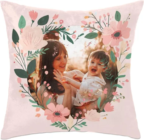 Vista 20 de Funda de almohada personalizada para mamá, funda de almohada cuadrada para el día de la madre, decoración de 16 pulgadas, vegetación