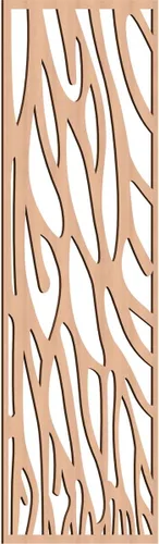 Vista 78 de 9 3/8"W x 24 3/8"H x 1/4"T Bristol Decorativos Paneles de Pared de Madera Calado, Cereza