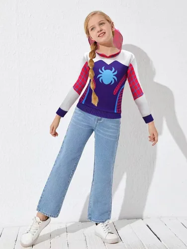 Vista 2 de Lansidun Sudadera con capucha para niños, sudadera con capucha y manga larga