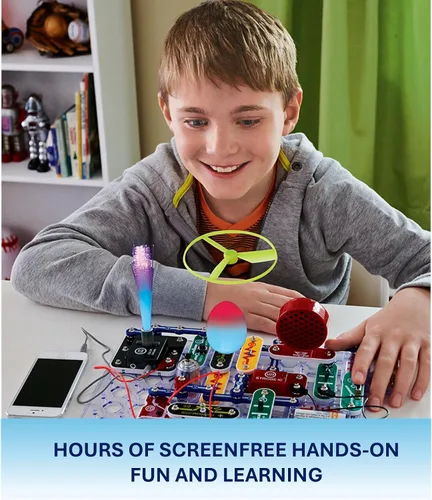 Vista 8 de Snap Circuits Kit de Exploración de Electrónica de Luz Más de 175 Emocionantes Proyectos STEM Manual de Proyectos a Todo Color Más de 55 Luces