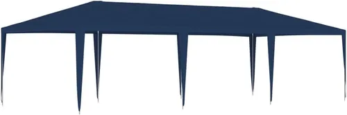 Vista 9 de vidaXL Professional Green Party Tent - UV- and Water- Polyethylene Material - Durable - Steel Frame - 13.1'x19.7'x9