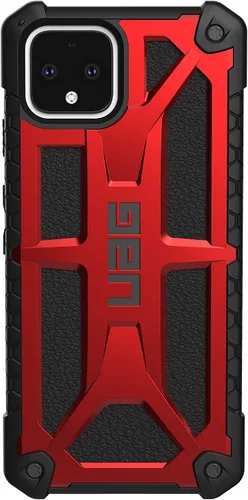 Vista 2 de URBAN ARMOR GEAR UAG Made for Google Pixel 4 [pantalla de 5.7 pulgadas] Monarch Feather-Light Rugged [Crimson] funda militar probada contra caídas