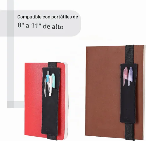 Vista 4 de Mr. Pen - Soporte ajustable para bolígrafo con banda elástica para cuaderno