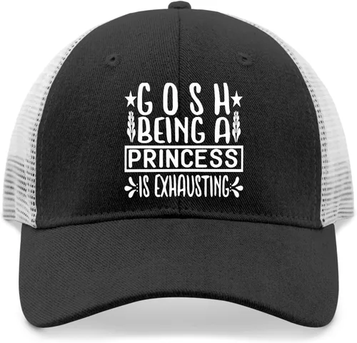 Vista 9 de devor Gorras Coash Being a Princess is Exhausting Gorra de béisbol para mujer Divertidas gorras de mezclilla ajustables