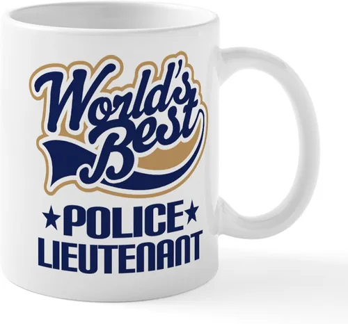 Vista 16 de CafePress Taza de café de cerámica de 11 oz (11.0 fl oz) de Police Mom