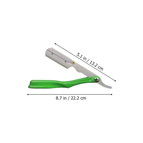 Vista 5 de Beavorty Barber Razor Holder Mens Hair Blade Straight Razor Stand Professional Shaving Supply