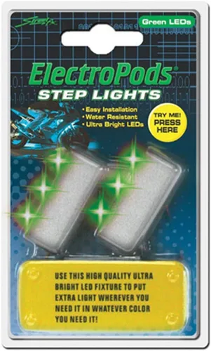 Vista 3 de 1043042 ElectroPods - Luz rectangular para motocicleta, color azul/negro