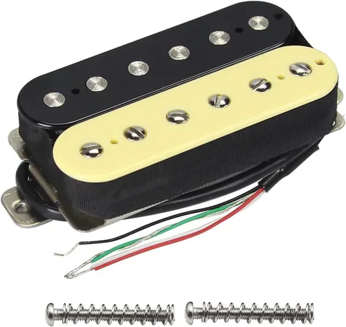 Vista 10 de FLEOR Pastillas de guitarra eléctrica Humbucker Cuello Alnico 5 Negras