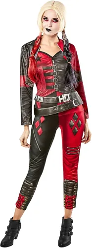 Vista 11 de Rubies II Disfraz de Harley Quinn de DC Comics Suicide Squad 2 para mujer aspecto principal Multi