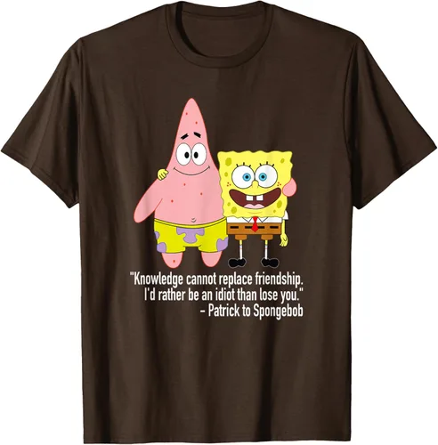 Vista 7 de Mademark x SpongeBob SquarePants - Patrick & SpongeBob - Camiseta de la amistad Asfalto