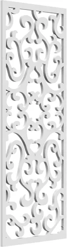 Vista 81 de 9 3/8 pulgadas de ancho x 24 3/8 pulgadas de alto x 1/4 de alto Smithfield paneles de pared de madera con calado, abedul