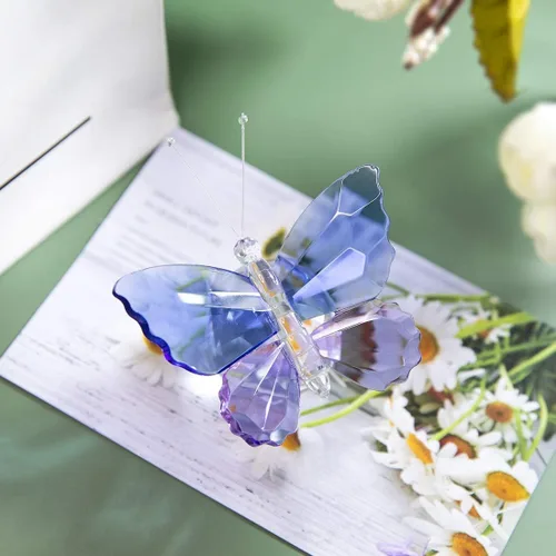 Vista 8 de H&D HYALINE & DORA Sun Catcher Crystal Animal Figurine Ornamento Home Mesa Decoation Pisapapeles