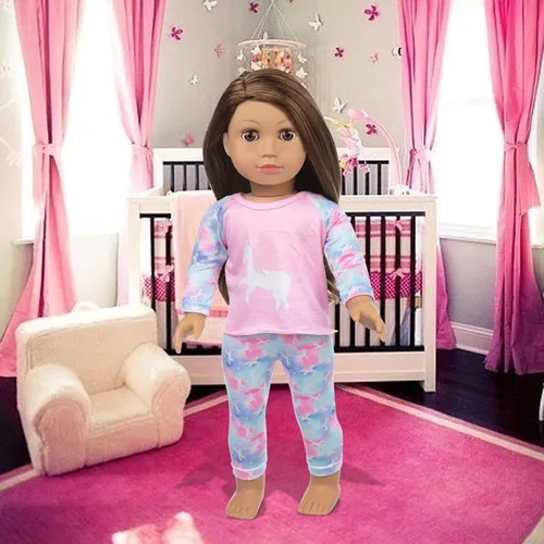 Vista 6 de ZQDOLL Conjuntos de ropa y accesorios para muñecas de 18 pulgadas