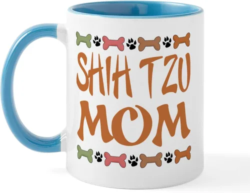 Vista 57 de CafePress Angel Shih Tzu In Clouds Taza de café de cerámica de 11 oz (11.0 fl oz)