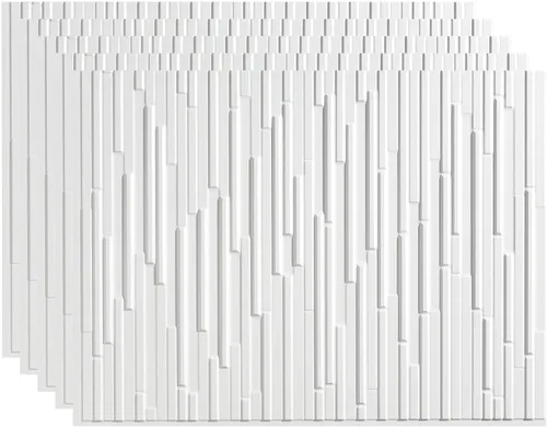 Vista 8 de FASÄDE Skyline - Panel decorativo de vinilo para salpicaduras en cachemira (paquete de 5)