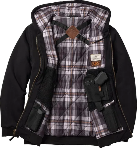 Vista 3 de Legendary Whitetails Sudadera con capucha y cremallera completa con aislamiento oculto para hombre