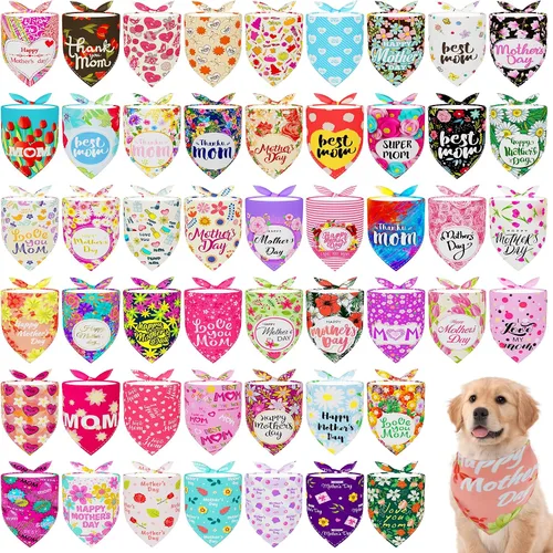 Vista 20 de 50 pañuelos para perro para el día del padre, a granel, grandes, XL, XXL, XXXL