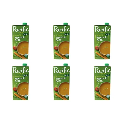 Vista 10 de Pacific Foods Caldo de hongos orgánico, caja de 32 onzas