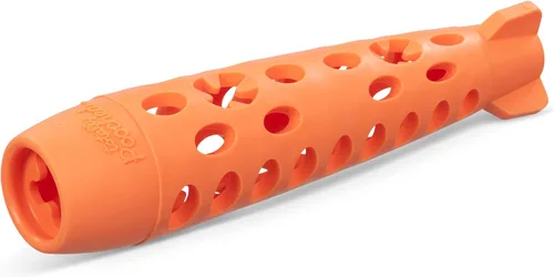 Vista 9 de Messy Mutts Totally Pooched Stuff n Chew Rocket Stick, 10 pulgadas, color verde