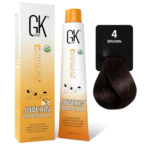 Vista 14 de GK HAIR Color Cream 10.0 Rubio platino más claro – 100% cobertura de canas Resultados semipermanentes, semipermanente o semipermanente 8–10 Vol