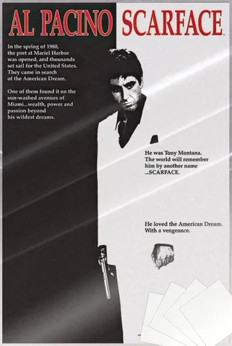 Vista 8 de POSTER STOP ONLINE Scarface - Póster de película (estilo regular) (tamaño: 24 x 36 pulgadas) (póster laminado)