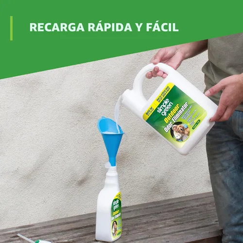 Vista 5 de Simple Green Eliminador de olores exterior para perros, 1 galón