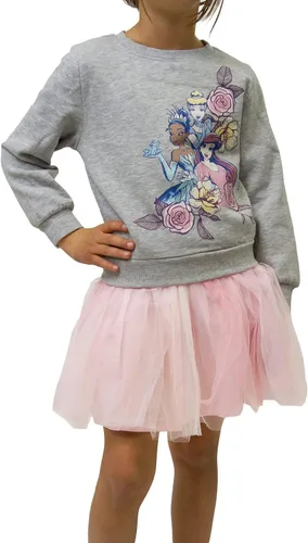 Vista 2 de Disney Conjunto de sudadera y falda tutú de Cenicienta Ariel Tiana para niñas