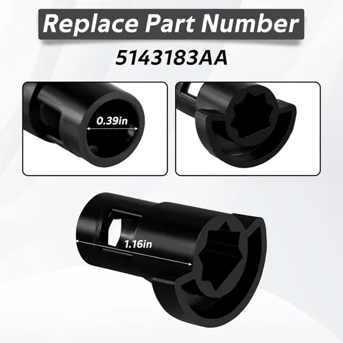 Vista 3 de Vaillante de puerta de mezcla con palanca y eje compatible con Jeep Commander Grand Cherokee 2005 2006 2007 2008 2009 2010 Reemplazo#:5143183AA